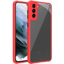 Gezgin Galaxy S21 Plus Kılıf ​​gzgn Kaff Kapak-Kırmızı