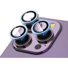 Gezgin iPhone 13 Pro Max Uyumlu Gzgn Cl-12 Premium Safir Parmak Izi Bırakmayan Anti-Reflective Kamera