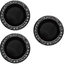 Gezgin iPhone 15 Pro Max Uyumlu Gzgn Cl-06 Kamera Lens Koruyucu-Siyah