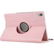 Gezgin Lenovo Tab P11 Pro 11.2" 2.nesil  Uyumlu Gzgn Dönebilen Standlı Kılıf-Pembe