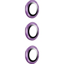 Gezgin Galaxy S23 Uyumlu Gzgn Kamera Lens Koruyucu Cam Filmi-Mor