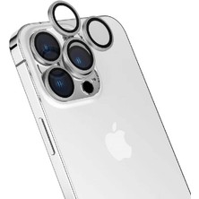 Gezgin iPhone 15 Pro Uyumlu Gzgn Cl-15 Parmak Izi Bırakmayan Anti-Reflective Kamera Lens Koruyucu-Tita
