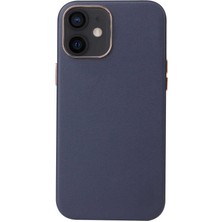 Gezgin iPhone 12 Mini Kılıf Gzgn Eyzi Kapak-Lacivert
