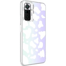 Gezgin Xiaomi Redmi Note 10 Pro Kılıf Gzgn M-Blue Desenli Kapak-Cow No2