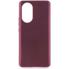 Gezgin Huawei Nova 9 Kılıf Gzgn Premier Silikon Kapak-Mürdüm