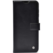 Gezgin Tecno Camon 18 Kılıf Gzgn Kar Deluxe Kapaklı Kılıf-Siyah