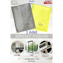 Embays Collection 30X40CM Sihirli Bez,mikrofiber Bez, Cam Temizleme Bezi, Dekoratif Cam Bezi,standart Boy