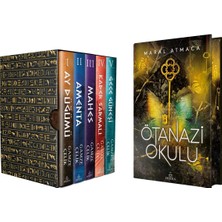 Ephesus Yayınları Piramit Serisi 5 Kitaplık Kutu Ciltli ve Ötanazi Okulu 3 Yan Boyamalı Ciltli