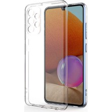 Gezgin Galaxy A13 4g Kılıf Gzgn Kamera Korumalı Süper Silikon Kapak-Renksiz