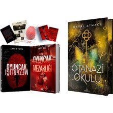 Guardian Yayınları Oyuncak Mezarlığı Hediyeli Kutu Ciltli ve Ötanazi Okulu 3 Yan Boyamalı Ciltli