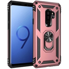 Gezgin Galaxy S9 Plus Kılıf Gzgn Vega Kapak-Rose Gold
