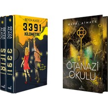 İndigo Kitap 3391 Km Serisi 2 Kitap Kutulu Ciltli ve Ötanazi Okulu 3 Yan Boyamalı Ciltli