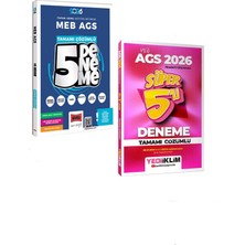 2026 Meb-Ags Tüm Dersler Tamamı Çözümlü 5 + 5 = 10 Karma Deneme Seti