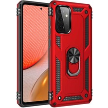 Gezgin Galaxy A72 Kılıf Gzgn Vega Kapak-Kırmızı