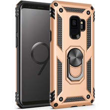 Gezgin Galaxy S9 Kılıf Gzgn Vega Kapak-Gold