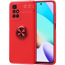 Gezgin Xiaomi Redmi 10 Kılıf Gzgn Ravel Silikon Kapak-Kırmızı