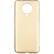 Gezgin Xiaomi Redmi K30 Pro Kılıf Gzgn Premier Silikon Kapak-Gold