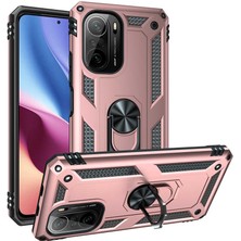 Gezgin Xiaomi Redmi K40 Kılıf Gzgn Vega Kapak-Rose Gold