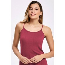 Yeni İlke 223 Kadın Jakarlı İp Askılı Atlet