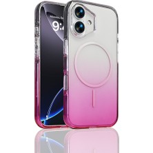 Gezgin iPhone 17 Kılıf M-Safe Şarj Özellikli Zore Septik Silikon Kapak - Mor