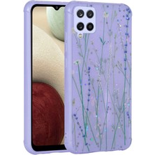 Gezgin Galaxy M33 Kılıf Simli Desenli Kamera Korumalı Parlak Gzgn Popy Kapak-Dallar