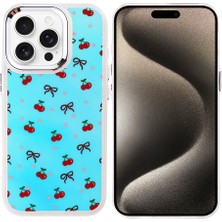 Gezgin iPhone 15 Pro Kılıf Airbag Tasarımlı Gzgn Hadra Kapak - Kiraz