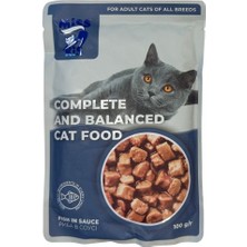 Miss Kis Balıklı Yetişkin Kedi Pouch 100 gr - Soslu ve Lezzetli Tam Yaş Mama