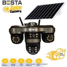 Mcg 3+3+3 Mp Wifi Solar Kablosuz Güvenlik Kamerası BS-2089