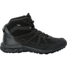 Jack Wolfskin Woodland 2 Texapore Mid Erkek Siyah Bot