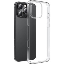 Gezgin Apple iPhone 16 Pro Kılıf Gzgn Süper Silikon Kapak-Şeffaf