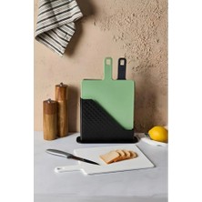 Piev Standlı Saplı Kesme Doğrama Tahtası Seti 3 Lü