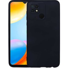 Gezgin Xiaomi Redmi 10C Kılıf Gzgn Premier Silikon Kapak-Siyah