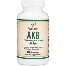 Double Wood  (Özelsporcugıdaların'dan !!) Alpha-Ketoglutaric Acid (Akg) 1000MG 180 Capsul.abd Menşei.41.