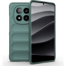 Gezgin Redmi Note 14 Pro Plus Kılıf Esnek Tpu Oyuklu Arka Yüzey Tasarımlı Gzgn Etnik Silikon Kapak - Koyu Y