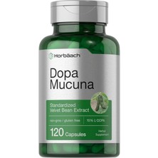 Horbaach Dopa Mucuna Standardized Velvet Bean Extract - 120 Kapsül (%15 L-Dopa)