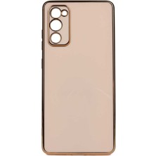 Gezgin Galaxy A03S Kılıf Gzgn Bark Kapak-Rose Gold