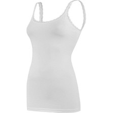 Yeni Yıldız 2270 Likralı Askıları İnce Dantelli Kadın Atlet