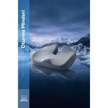 Pillowart Ortopedik Koksiks Oturma Minderi Oturma Simidi Koltuk Sandalye Minderi Kuyruk Sokumu Yastığı Grı