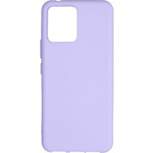 Gezgin Realme 8 Kılıf Zore Biye Silikon - Lila