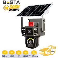 Mcg 3+3+3 Mp Sim Kartlı Solar Kablosuz Güvenlik Kamerası BS-2088
