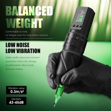 Valor T-Rex Black Kablosuz 7 Stroke Değişebilir Dövme Makinesi Seti -  Premium Dövme Seti