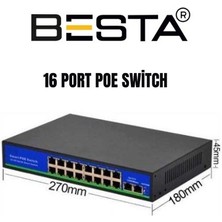 Mcg 16 Port Poe Switch KD1621GL