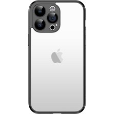 Gezgin Apple iPhone 15 Pro Max Kılıf Gzgn Kamera Korumalı Bontez Bumper-Siyah