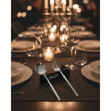 Değirmen Grup 3D Özel Baskı 6’lı Kaşık Çatal Sunum Standı Şık Masa Düzenleyici - Lisinya