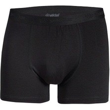 Yıldız 40 Erkek Siyah Terletmez Modal Kumaş Likralı Boxer
