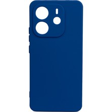 Gezgin Redmi Note 14 4g Kılıf Gzgn Biye Silikon - Mavi