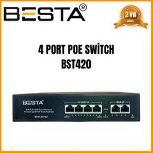 Mcg 4 Port Poe Switch BST420
