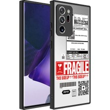 Gezgin Galaxy Note 20 Ultra Kılıf Aynalı Desenli Kamera Korumalı Parlak Gzgn Mirror Kapak-Fragile