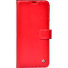 Gezgin Redmi Note 15 Pro Plus Kılıf Zore Kar Deluxe Kapaklı Kılıf - Kırmızı