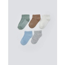 Lc Waikiki Yeni Sezon Basic Kız Bebek Patik Çorap 5'li